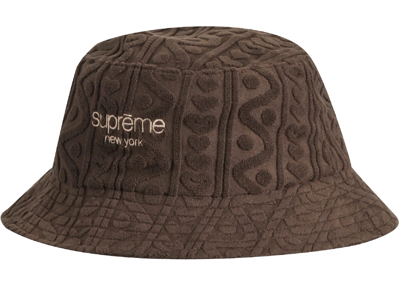 Supreme Terry Pattern Crusher Brown – Blesssed