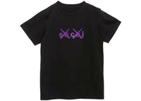 KAWS x Sacai Kids Flock Print Tee Black