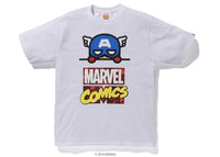 BAPE x Marvel Comics Captain America Tee White