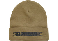 Supreme Motion Logo Beanie (SS23) Taupe