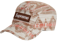 Supreme Woven Pattern Camp Cap Tan