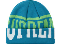 Supreme New Era 2-Tone Logo Beanie Teal