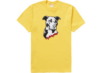 Supreme Pitbull Tee Acid Yellow