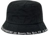 Supreme Embroidered Brim Crusher Black