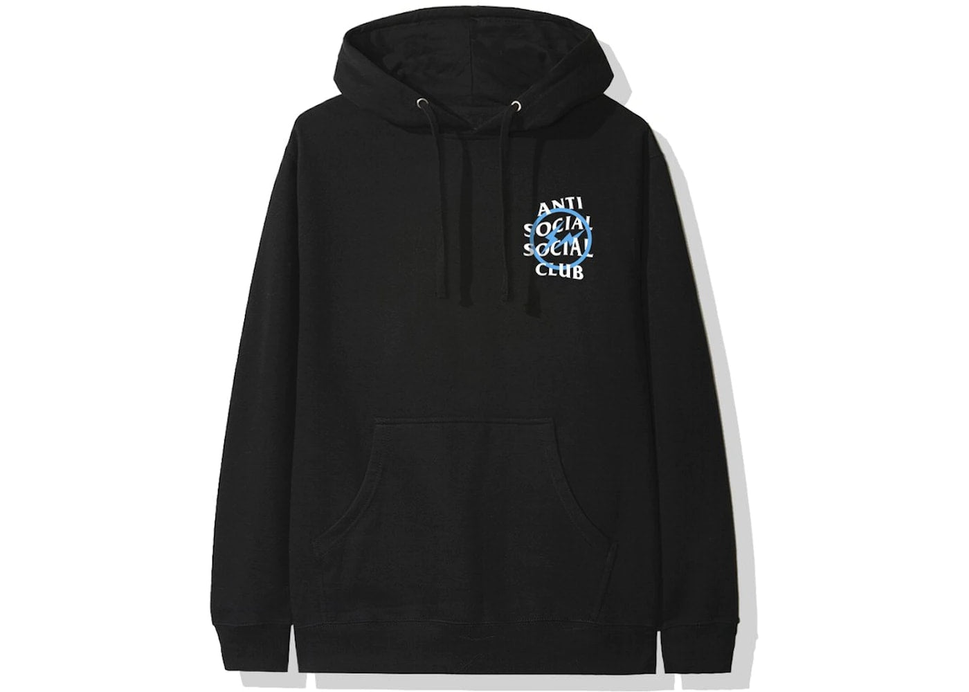 Anti Social Social Club x Fragment Blue Bolt Hoodie (FW19) Black