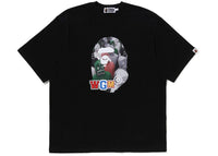 BAPE Shark Seijin Photo Print Relaxed Fit Tee Black