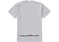 Supreme Headline Tee Heather Grey