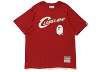 BAPE x Mitchell & Ness Cavs Tee Burgundy