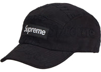 Supreme Lasered Twill Camp Cap Black