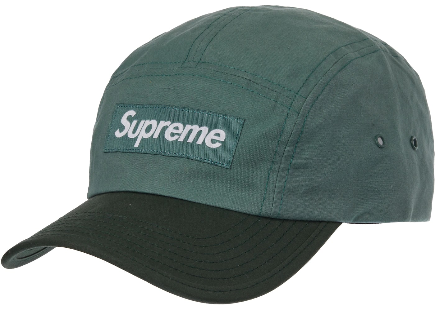 Supreme Waxed Cotton Camp Cap (FW23) Olive