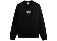 Kith x Disney Mickey & Friends Mickey Classic Logo Crewneck Black