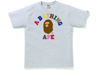 BAPE Colors College Tee Grey