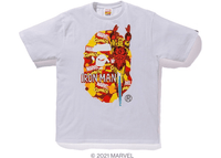 BAPE x Marvel Comics Camo Iron Man Tee White