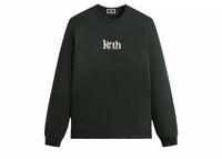 Kith x Peanuts Serif Long Sleeve Tee Stadium