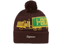 Supreme 18-Wheeler Beanie Brown