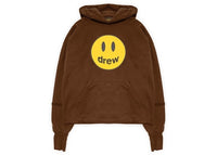 drew house mascot deconstructed hoodie brown