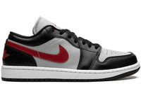 Jordan 1 Low Wolf Grey Gym Red (Women's)