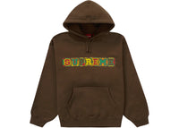 Supreme Beaded Hooded Sweatshirt (SS23) Brown